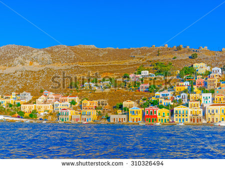 Symi Island Stock Photos, Royalty.