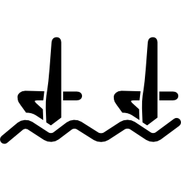 Synchronized Swimming Icon.