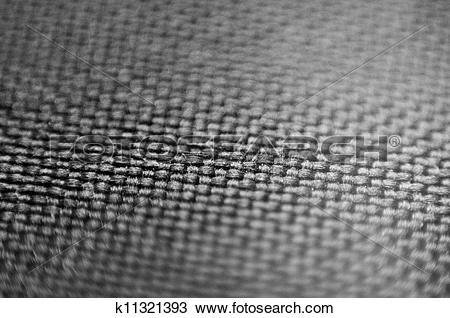 Stock Photo of Balck synthetic fiber detail k11321393.