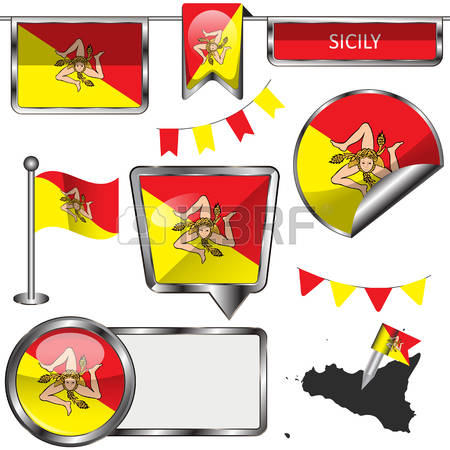 Flag Of Sicily Images & Stock Pictures. Royalty Free Flag Of.