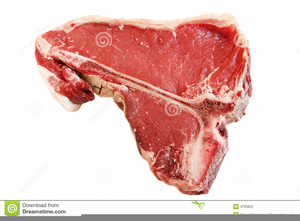 T Bone Steak Clipart.