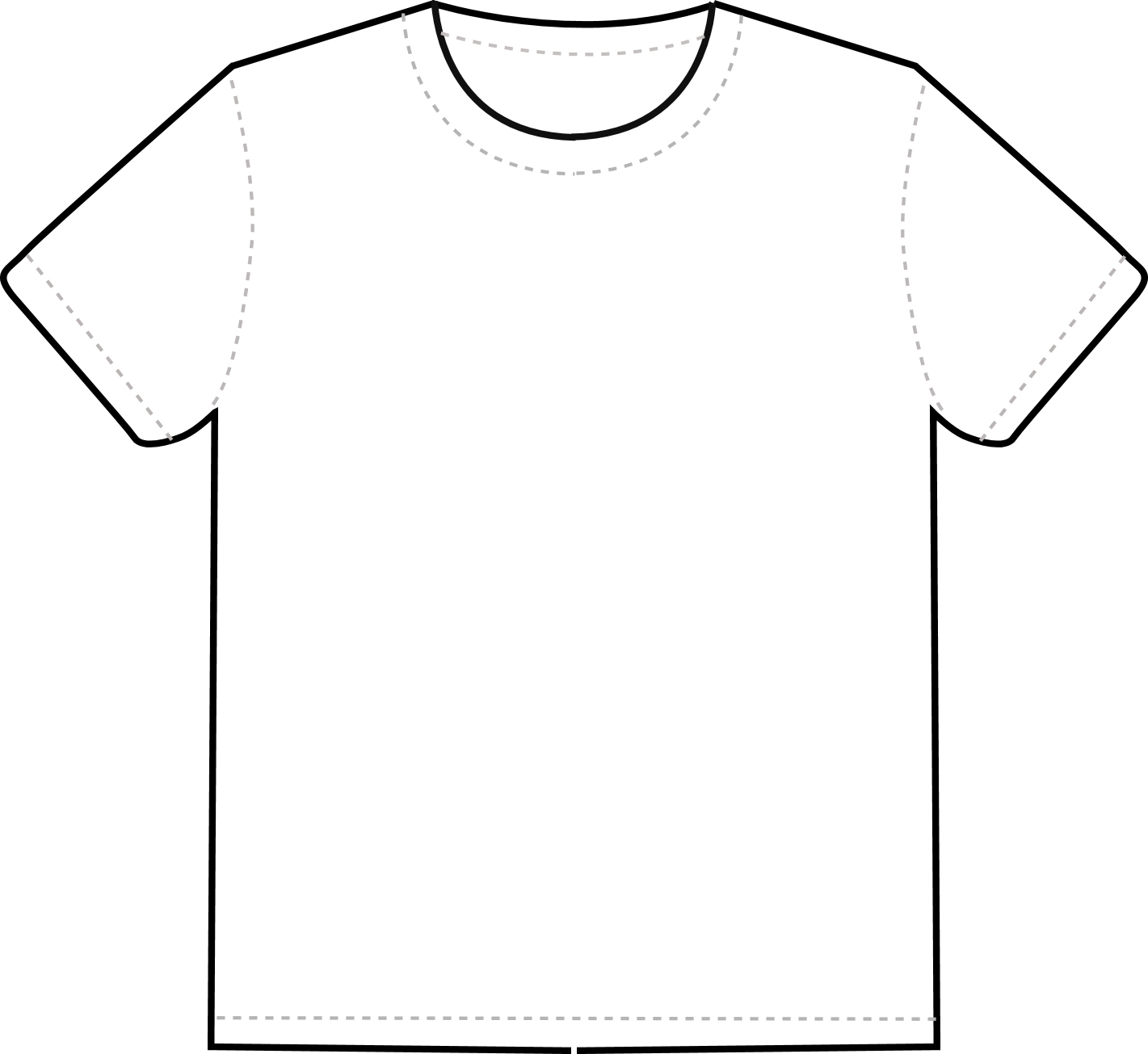 Free T Shirt Outline Template, Download Free Clip Art, Free.