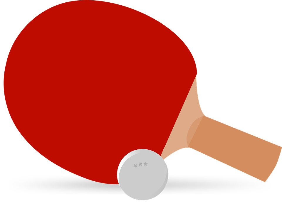 Table Tennis Racket Clipart 2 