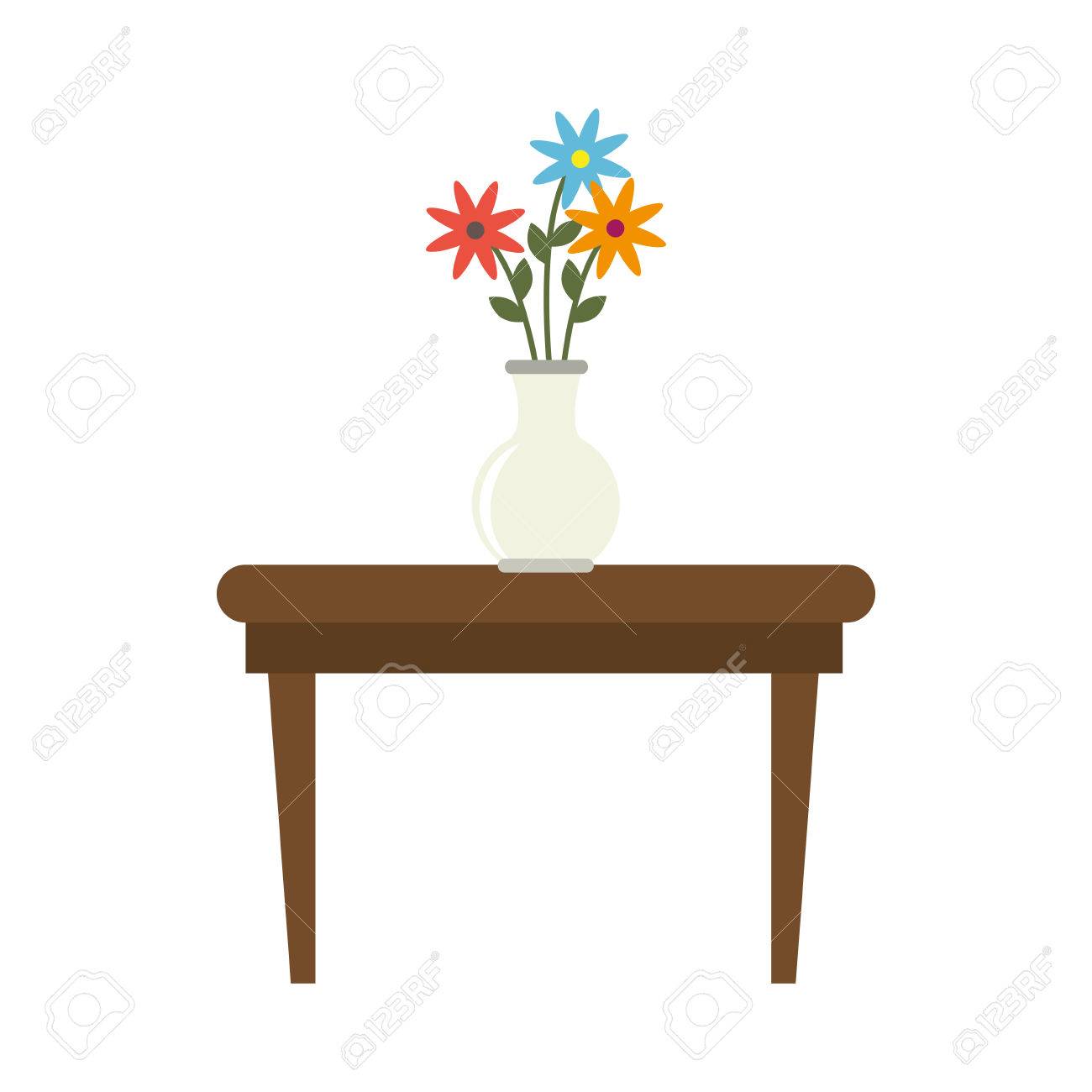 table with flower vase clipart 10 free Cliparts | Download images on