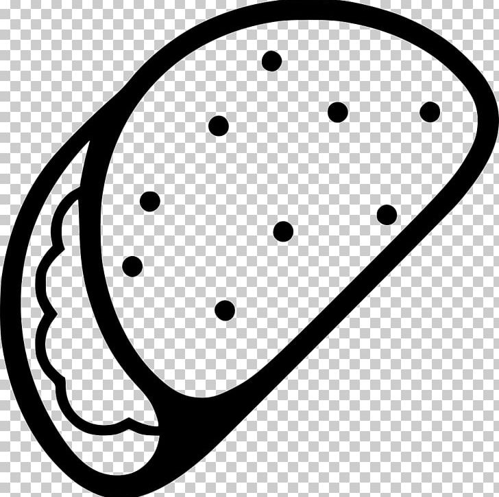 Taco Mexican Cuisine Computer Icons PNG, Clipart, Black And.