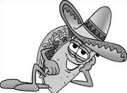 Free Taco Clip Art Black And White, Download Free Clip Art.