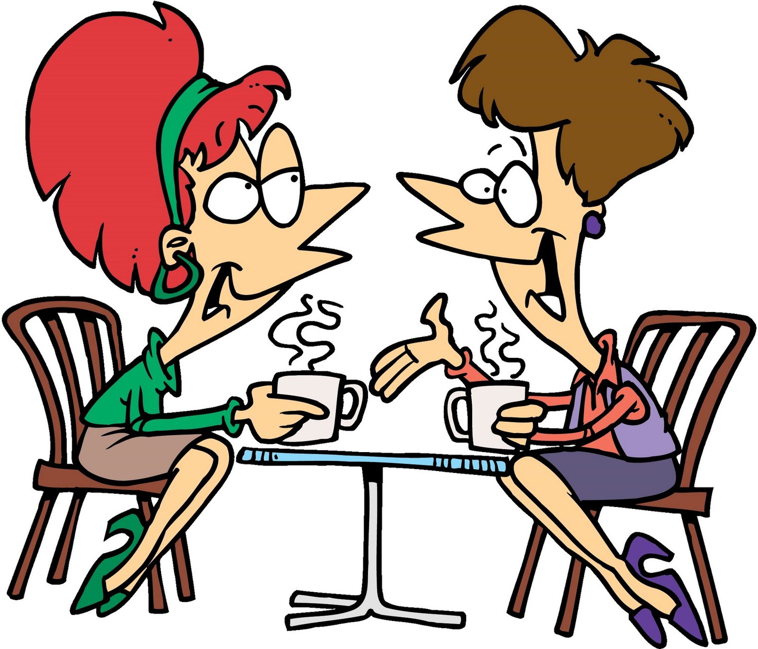 2 people talking clipart.