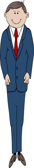 Tall Man In Suit Clip Art at Clker.com.