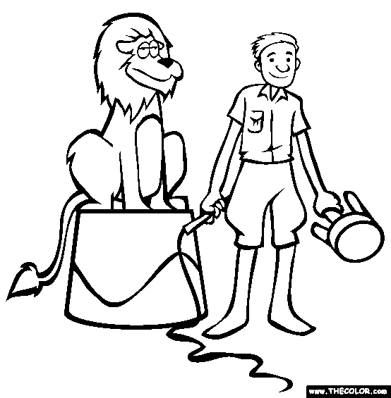 Circus Lion Tamer Clipart.