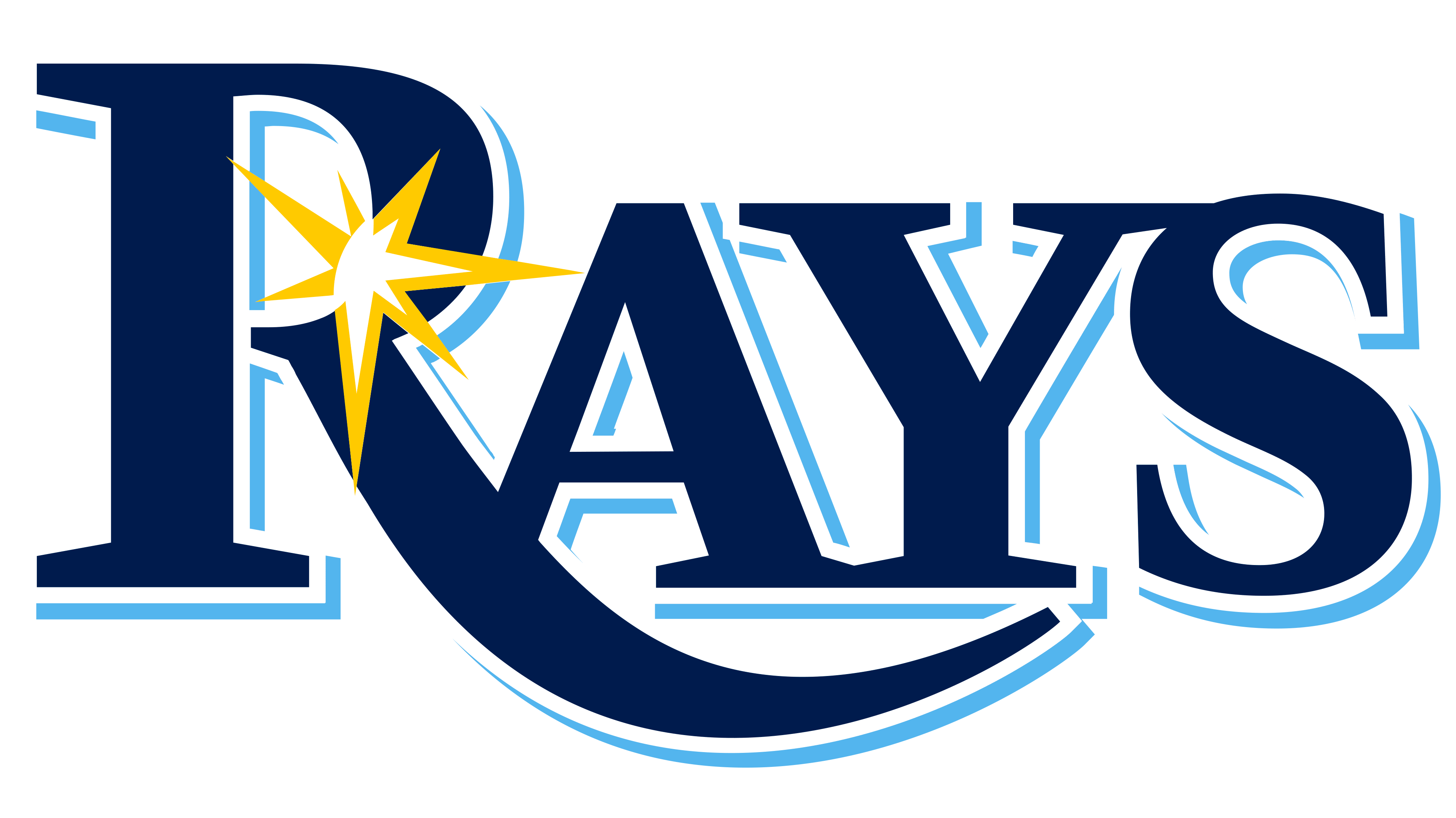 Tampa Bay Rays Logos.