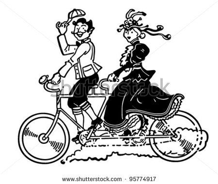 Bicycle Built for Two Images.