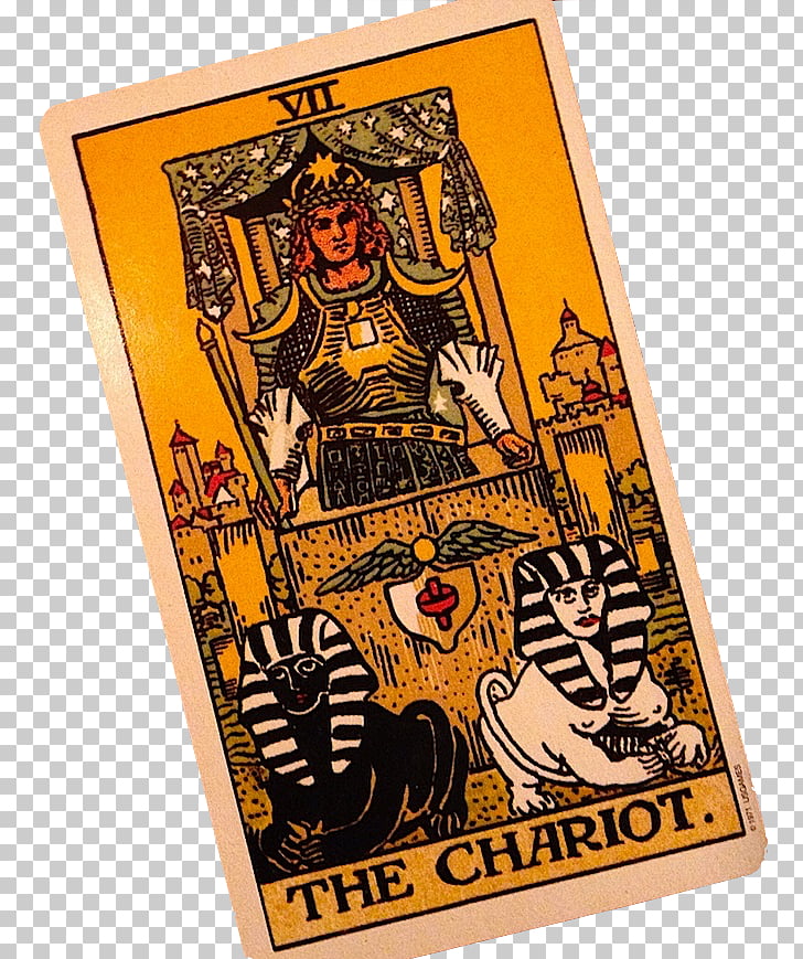 The Chariot Tarot Numerology Playing card, tarot cards PNG.