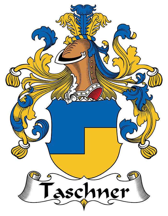 Taschner Coat Of Arms German Digital Art by Heraldry.