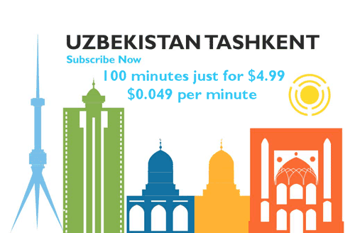 calls to Uzbekistan.
