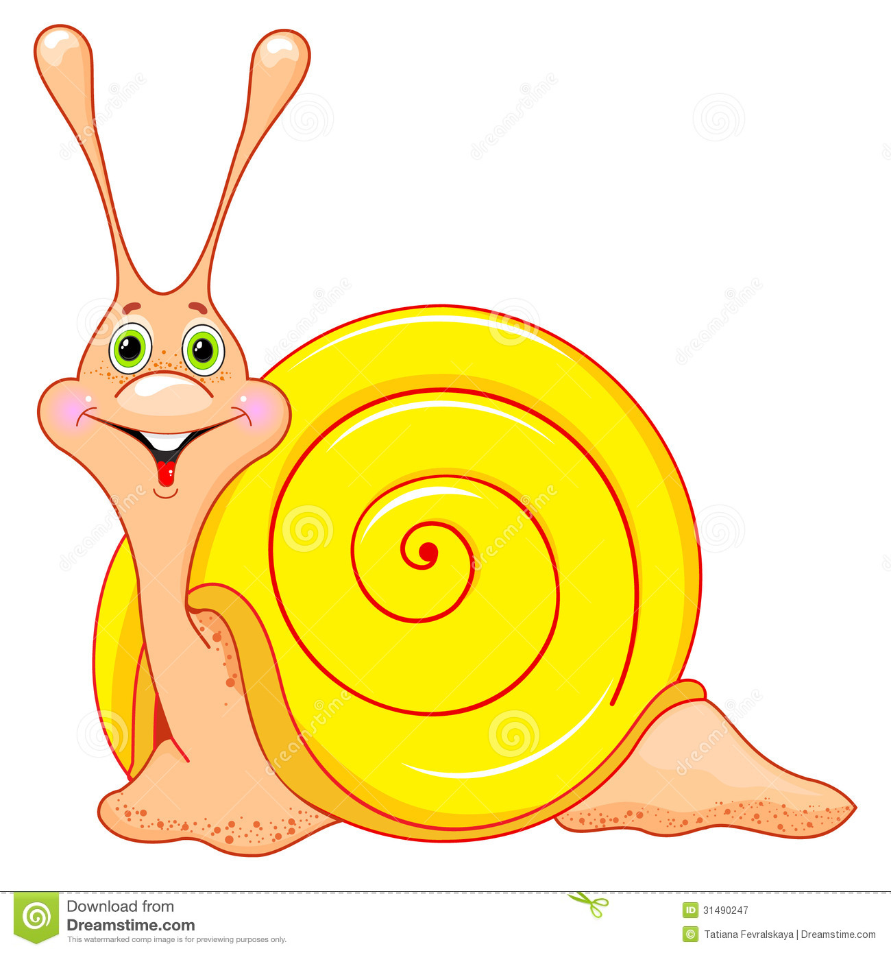 snail cartoon