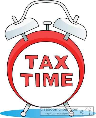 Tax Time Clipart.