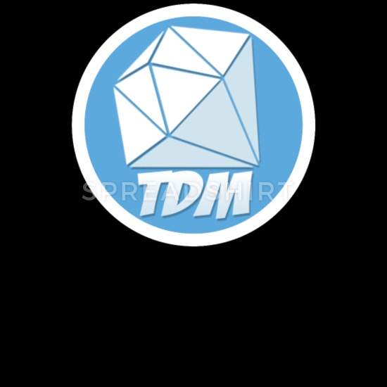 Dan TDM Logo Diamond Men\'s Zip Hoodie.