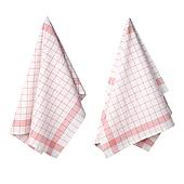 Stock Images of Red and white kitchen tea towel k23852106.