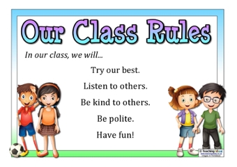 Our Class Rules.