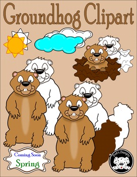 Groundhog Day Clipart.