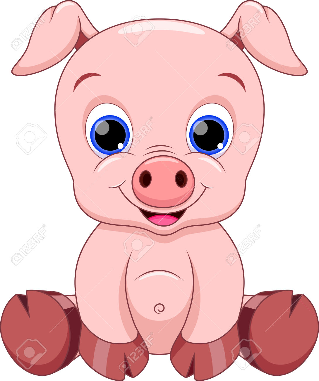 Free pig clip art from mycutegraphics.com.