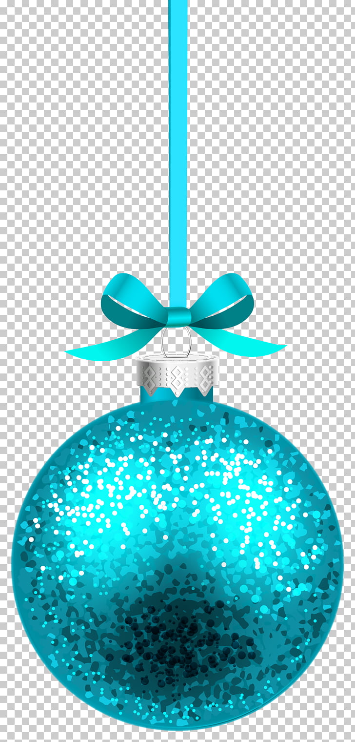 Christmas ornament , Blue Christmas Hanging Ball , teal.