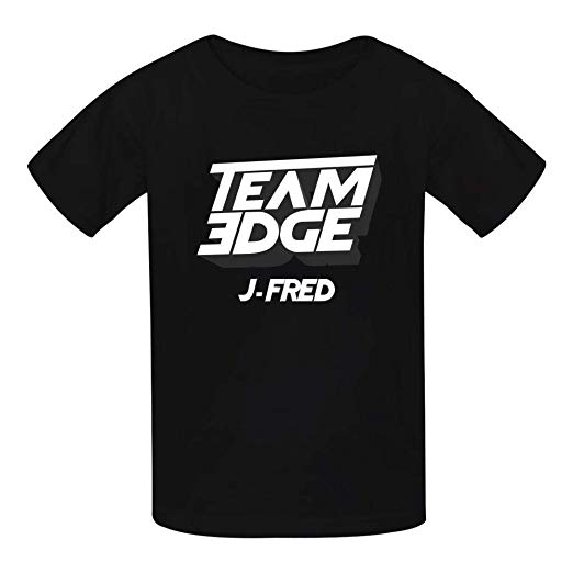 Amazon.com: Lisa Cave Kids Team Edge J Fred Logo 100% Cotton.