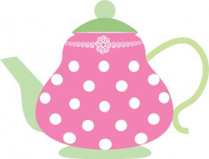 Vintage Teapot Clipart.