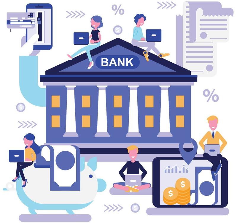 Виртуальные банки. Virtual Banking. Виртуальный банк картинки для презентации. Banking industry. Банки график вектор.