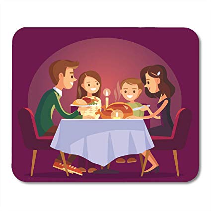 Amazon.com : Boszina Mouse Pads Boy Eating Christmas Family.