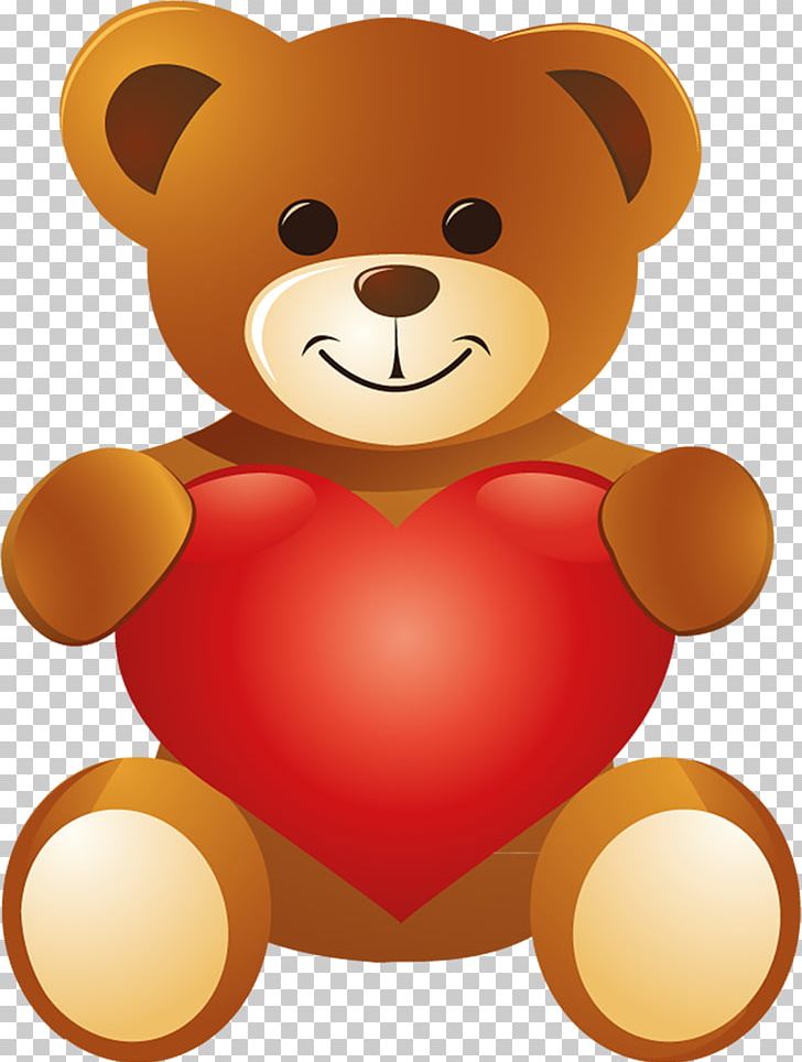 cartoon valentine bear