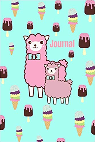 Buy Journal: Ice Cream & Lamas Diary Planner for Keeping.
