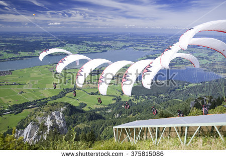 Paraglide Site Stock Photos, Royalty.