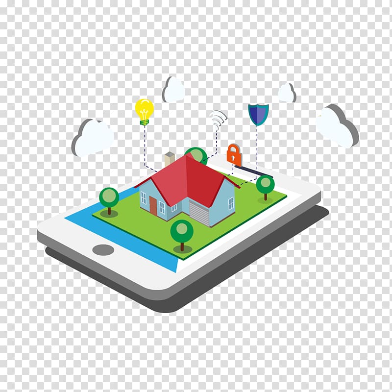Smartphone Home automation Adobe Illustrator Illustration.