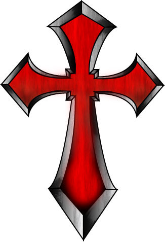 Templar Cross Tattoo Clipart.