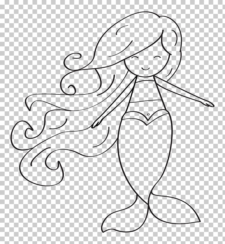 A Mermaid Template , Mermaid, mermaid sketch PNG clipart.