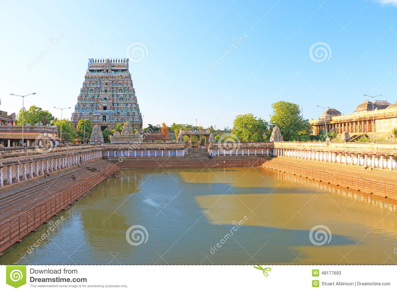 Massive Ancient Temple Complex Chidambaram Tamil Nadu India. Massive Ancient Temple Complex Chidambaram Tamil Nadu India.