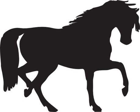 Tennessee walking horse silhouette free vector download.