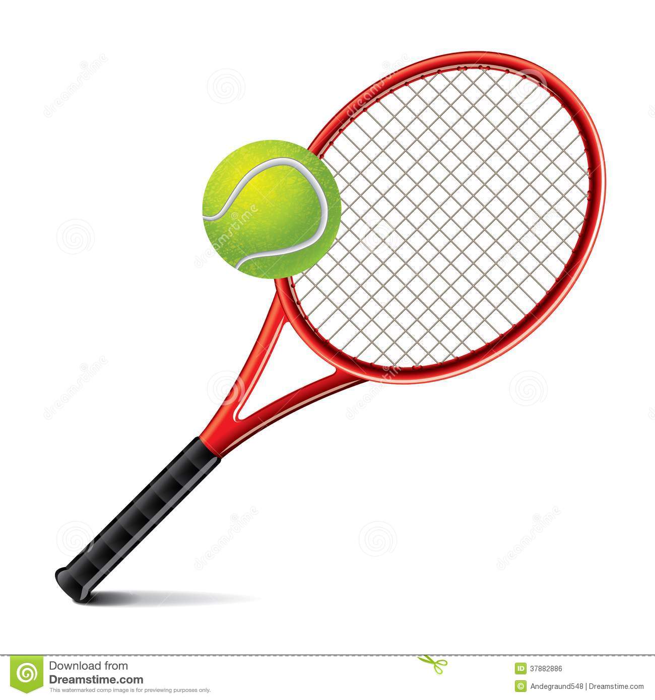 353 Tennis Racket free clipart.