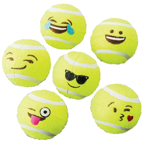 Spot Emoji Tennis Ball 6 Pack.