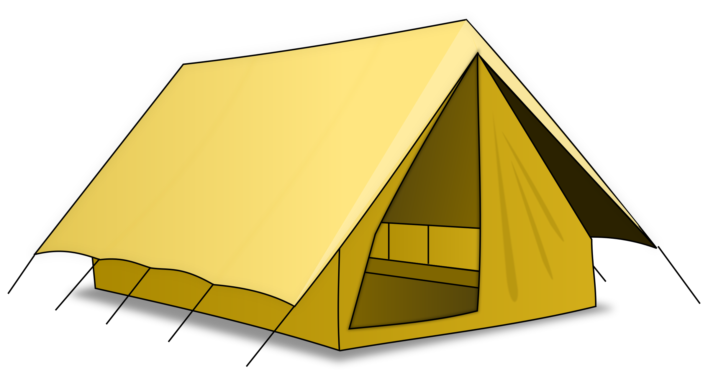 Tent Camping Clip art.
