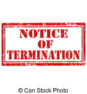 Contract termination letter