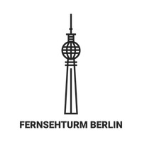 Fernsehturm Berlin Clipart.