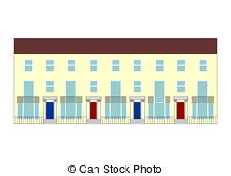 Terraced house Stock Illustrations. 1,099 Terraced house clip art.