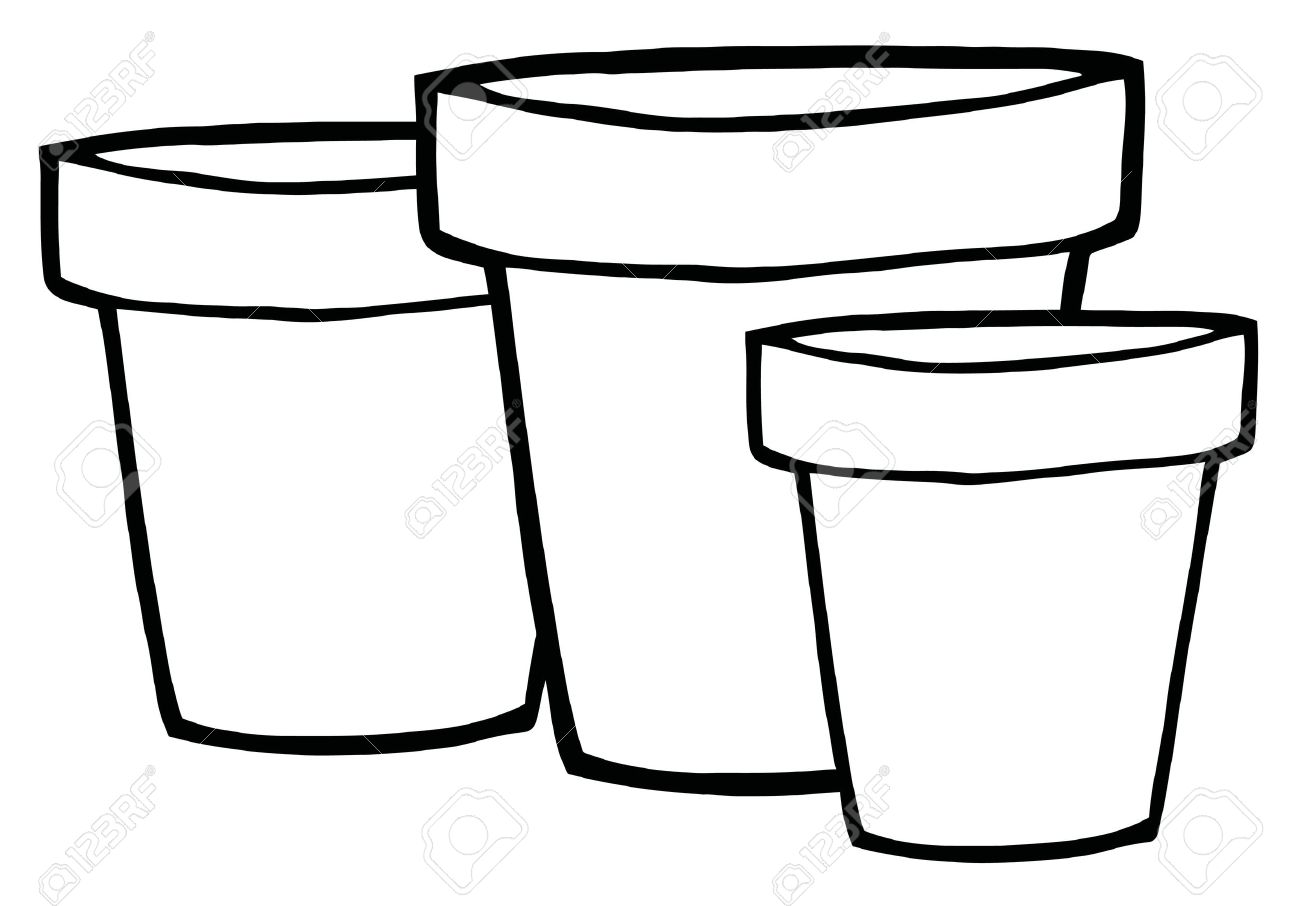 Download Terracotta flower pots clipart 20 free Cliparts | Download ...