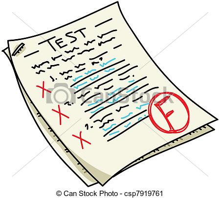 Fail test Clipart and Stock Illustrations. 846 Fail test vector.