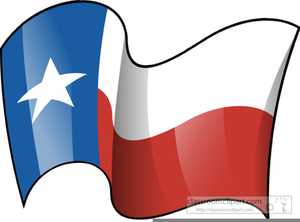 Animated Texas Flag Clipart.