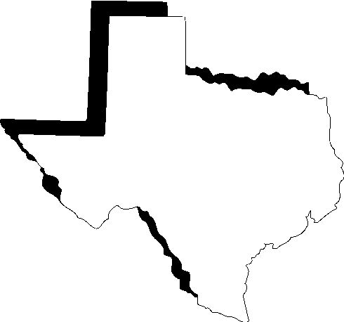 texas outline