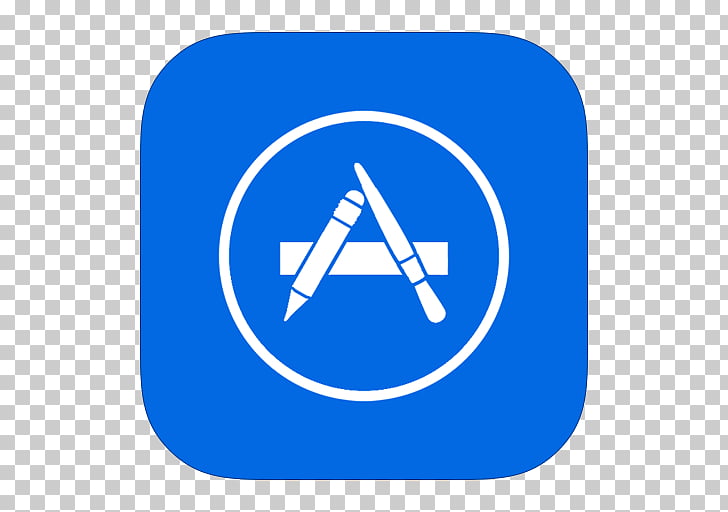 Blue area text symbol, MetroUI Apps Mac App Store, Appstore.