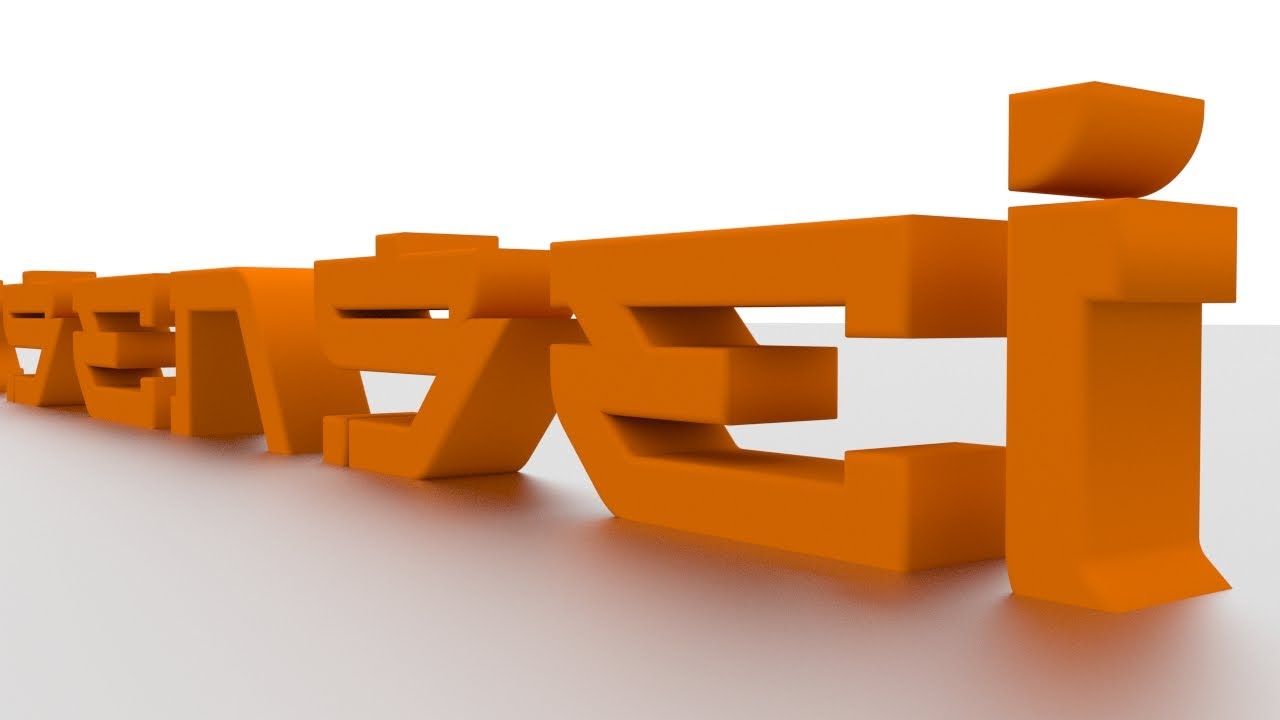 How To Make 3D Text In Blender.